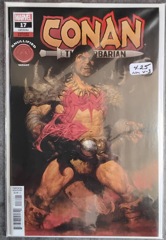 Conan The Barbarian Vol. 3 #17 E.M. Gist Knullified Variant Cover