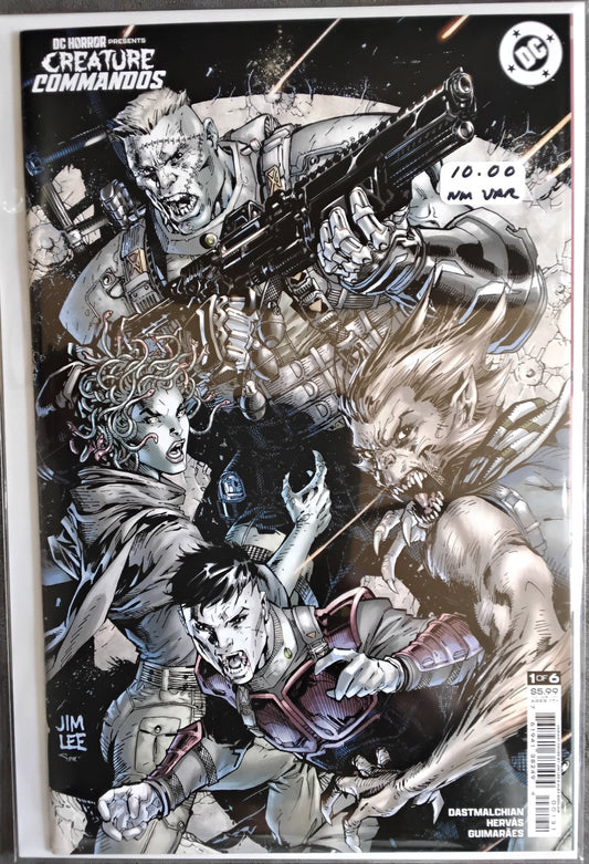 DC Horror Presents Creature Commandos #1 Jim Lee Card Stock Variant Cover