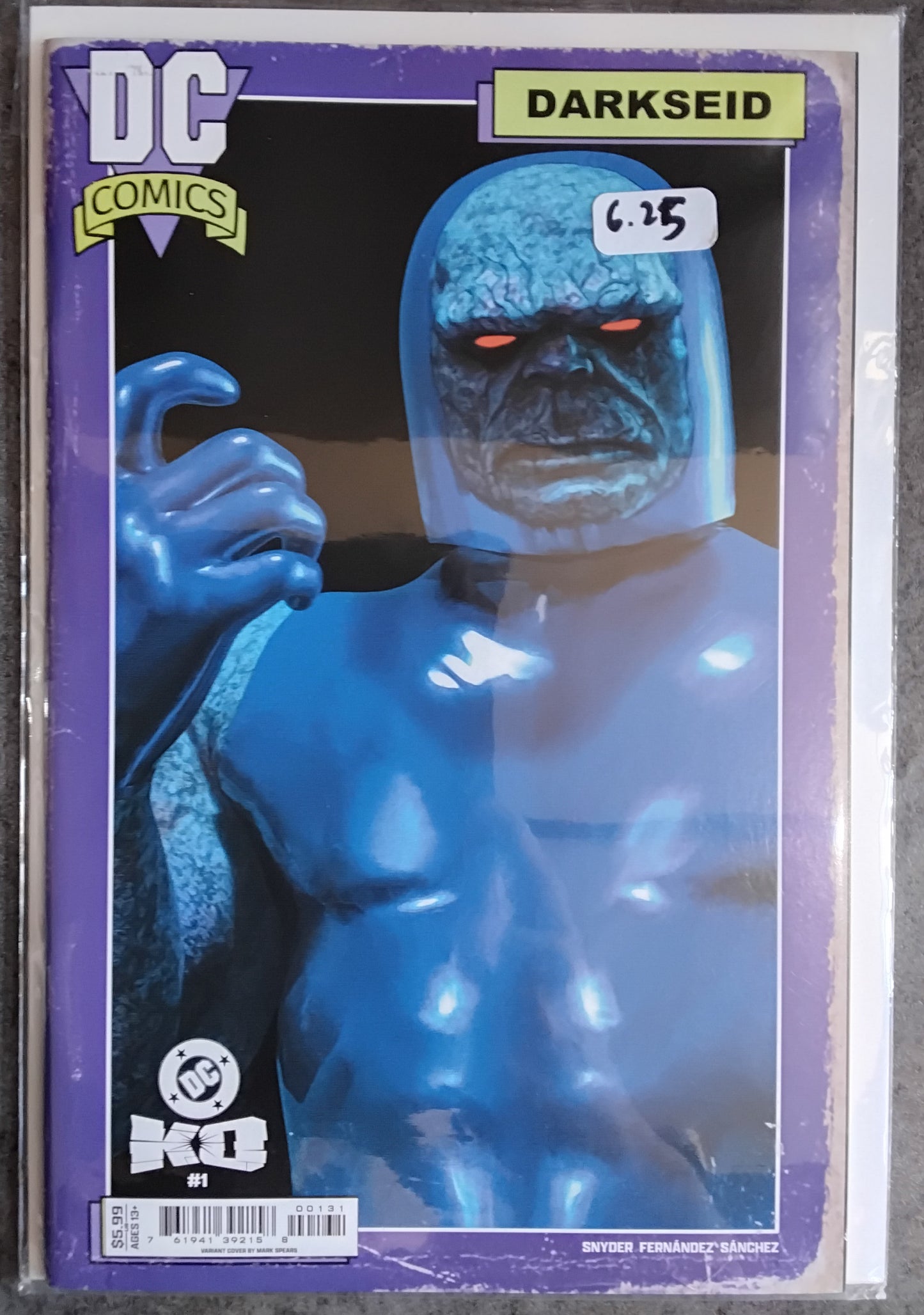 DC K.O. #1 Mark Spears Darkseid Variant Cover
