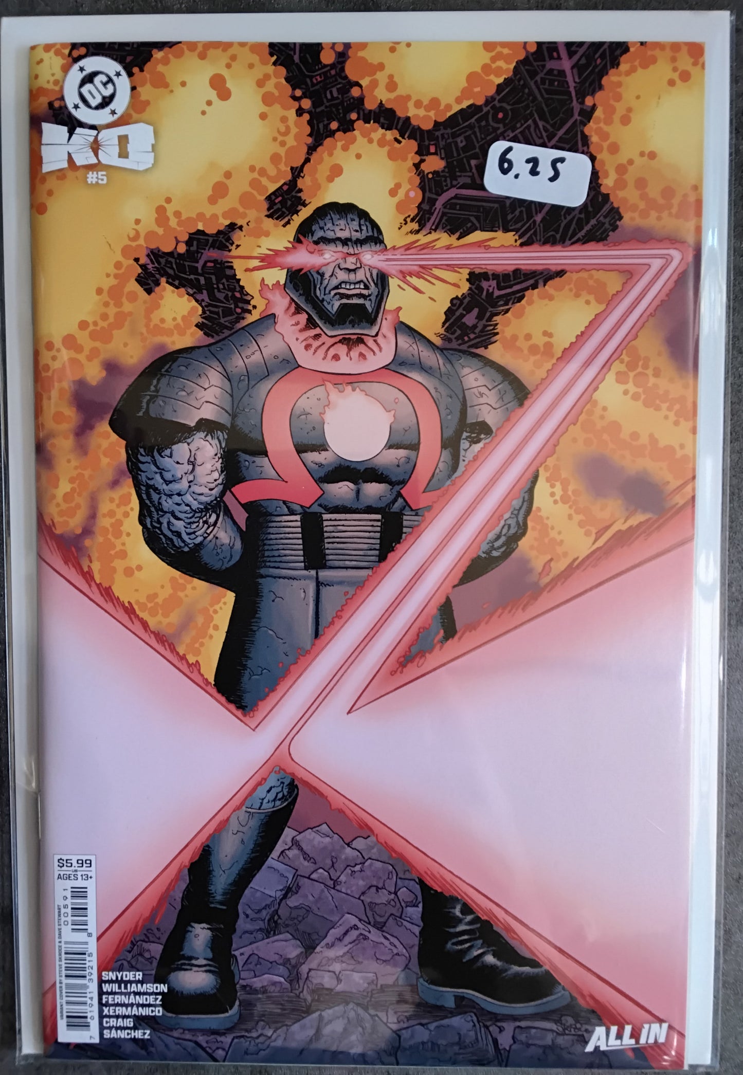 DC K.O. #5 Steve Skroce Darkseid Card Stock Variant Cover