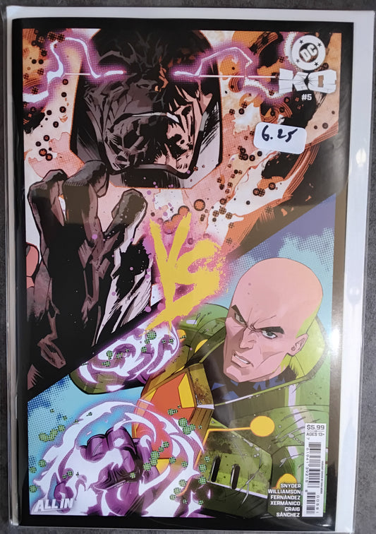 DC K.O. #5 Dan Mora Bracket Card Stock Variant Cover