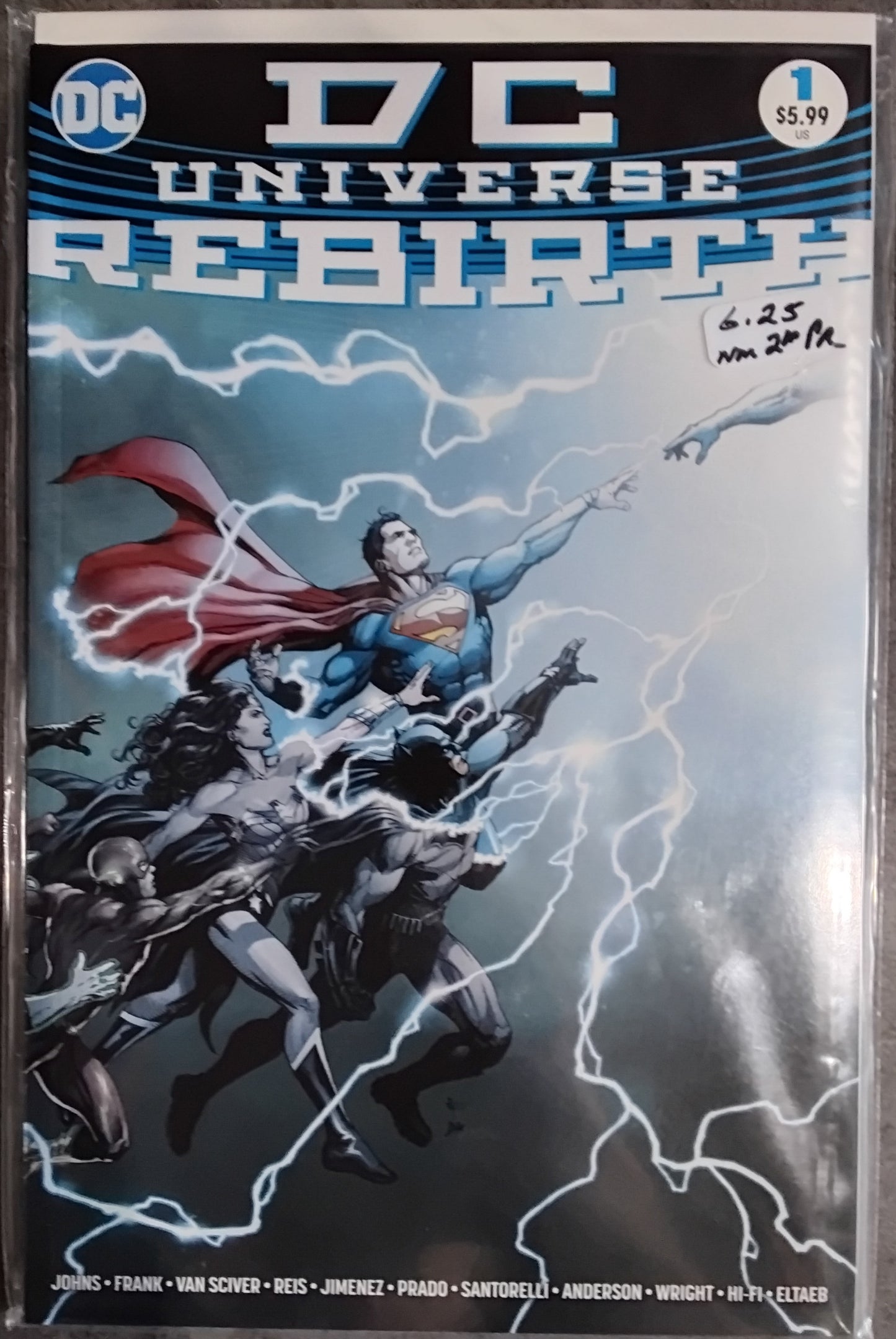 DC Universe: Rebirth #1 2nd Print
