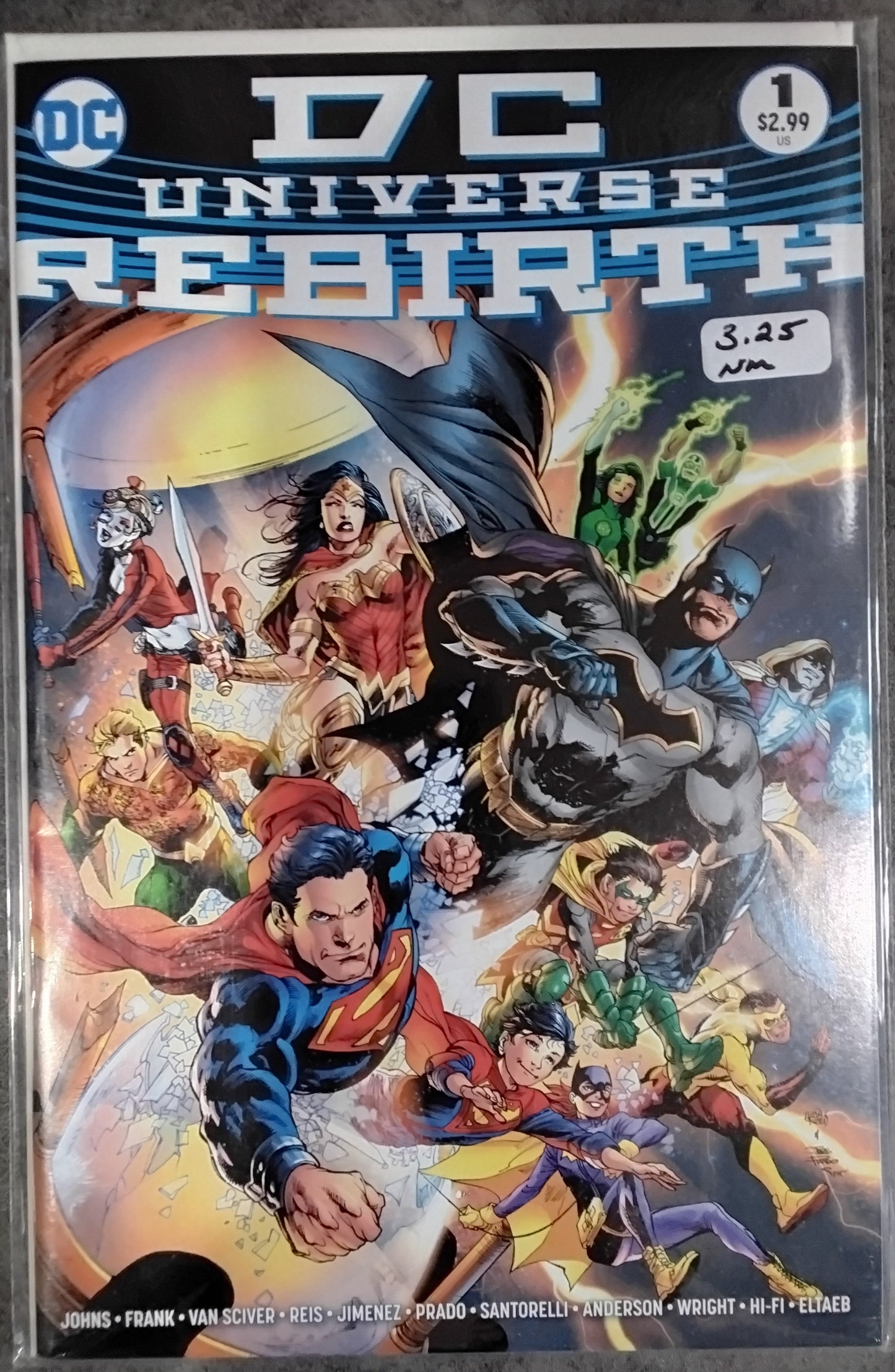 DC Universe: Rebirth #1 Ivan Reis Variant Cover 1st Print