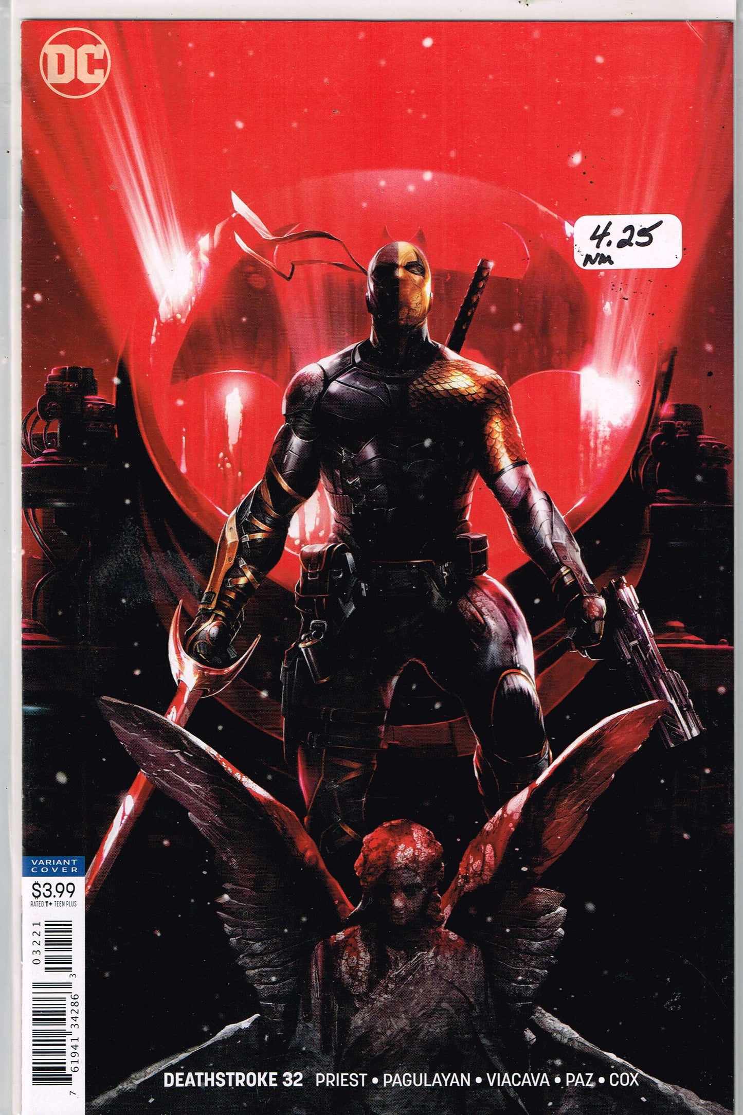 Deathstroke (Rebirth) #32 Francesco Mattina Variant Cover