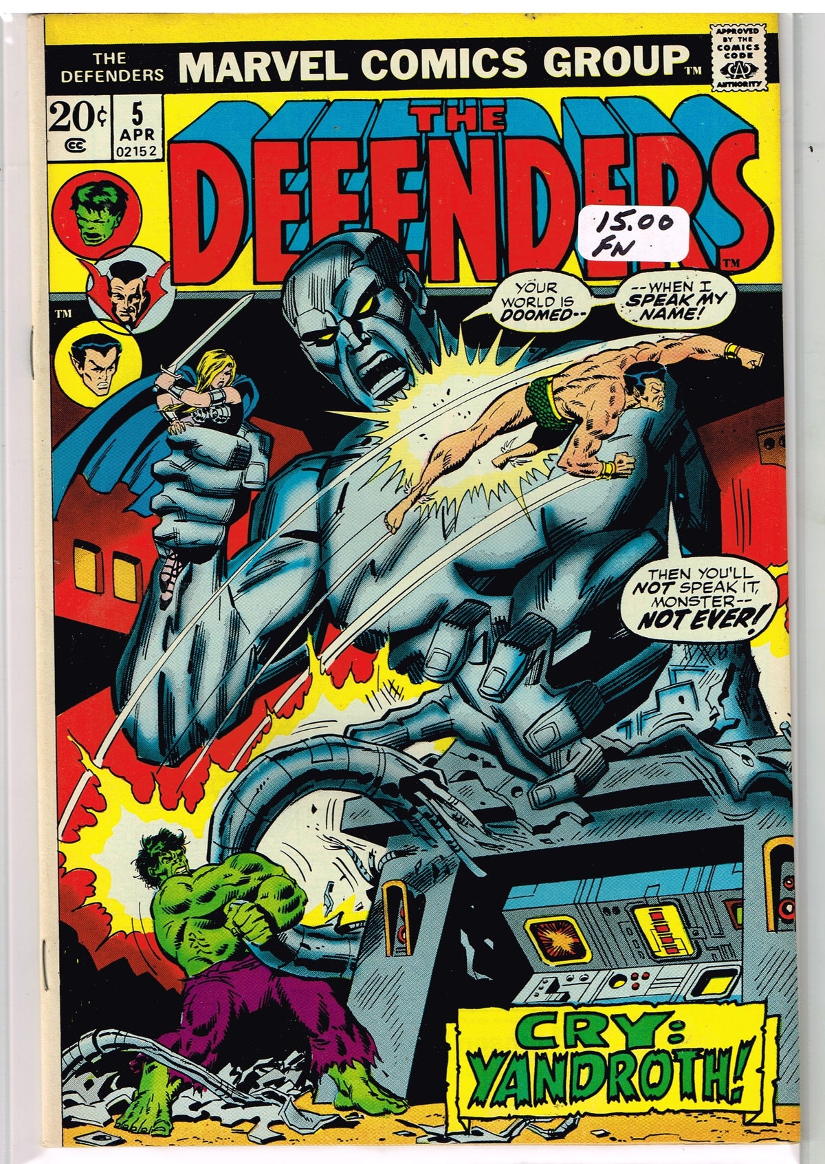 Defenders Vol 1 #005 (FN)