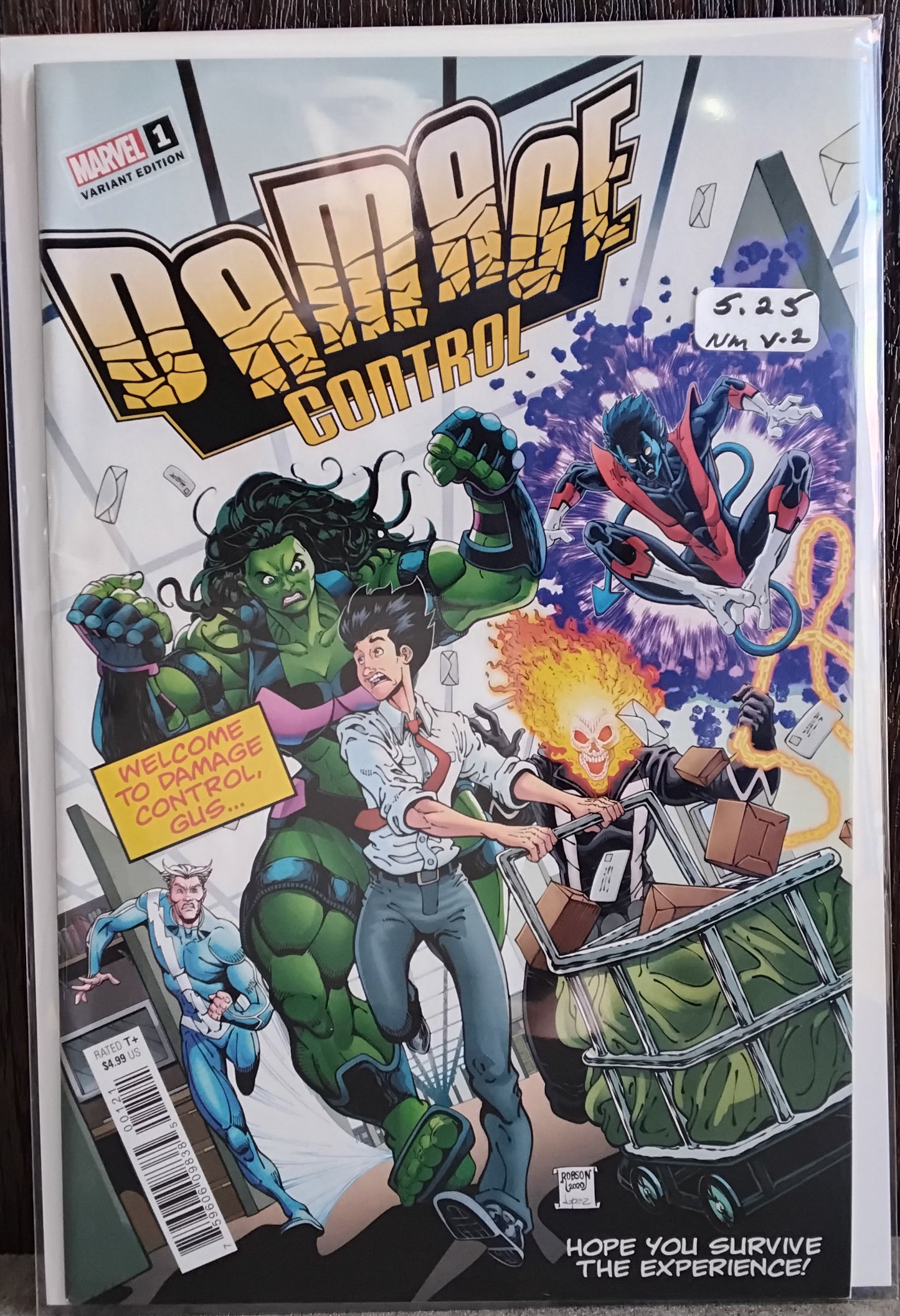 Damage Control #1 Will Robson Variant Cover