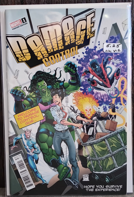 Damage Control #1 Will Robson Variant Cover