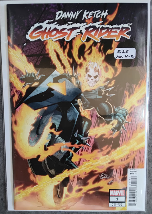 Danny Ketch: Ghost Rider Vol 2 #1 Logan Lubera Variant Cover