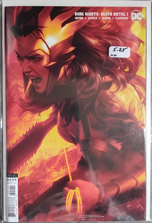 Dark Nights: Death Metal #1 Stanley "Artgerm" Lau Wonder Woman Variant Cover