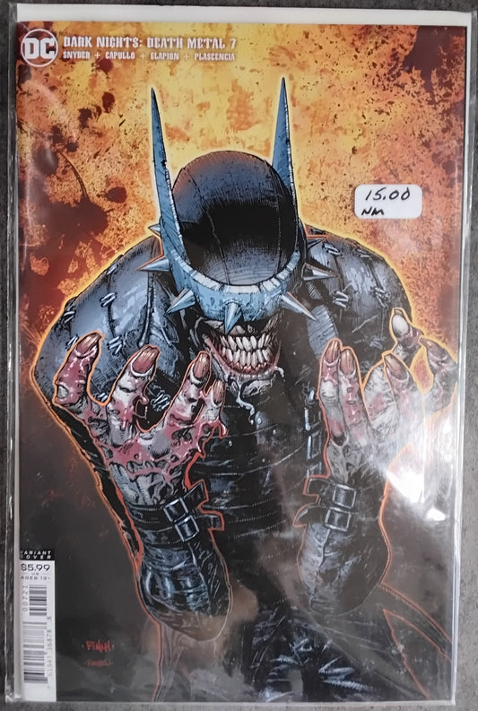 Dark Nights: Death Metal #07 David Finch Batman Who Laughs Variant Cover (NM)