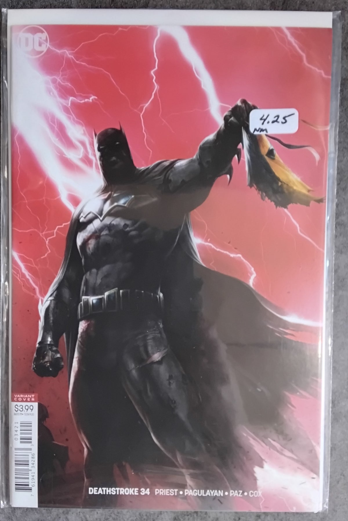 Deathstroke (Rebirth) #34 Francesco Mattina Variant Cover