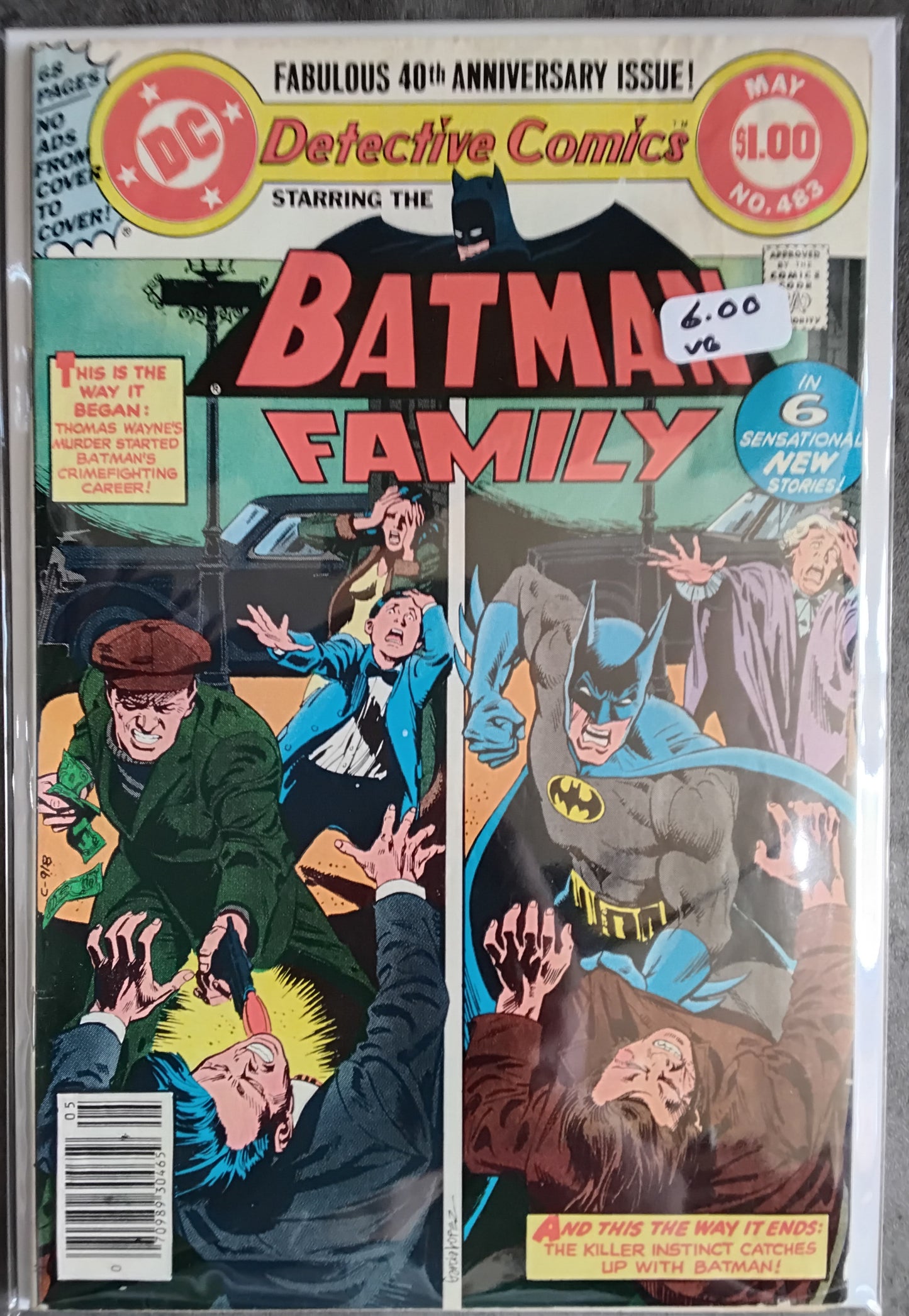 Detective Comics Vol 1 #483 Newsstand Edition (VG)