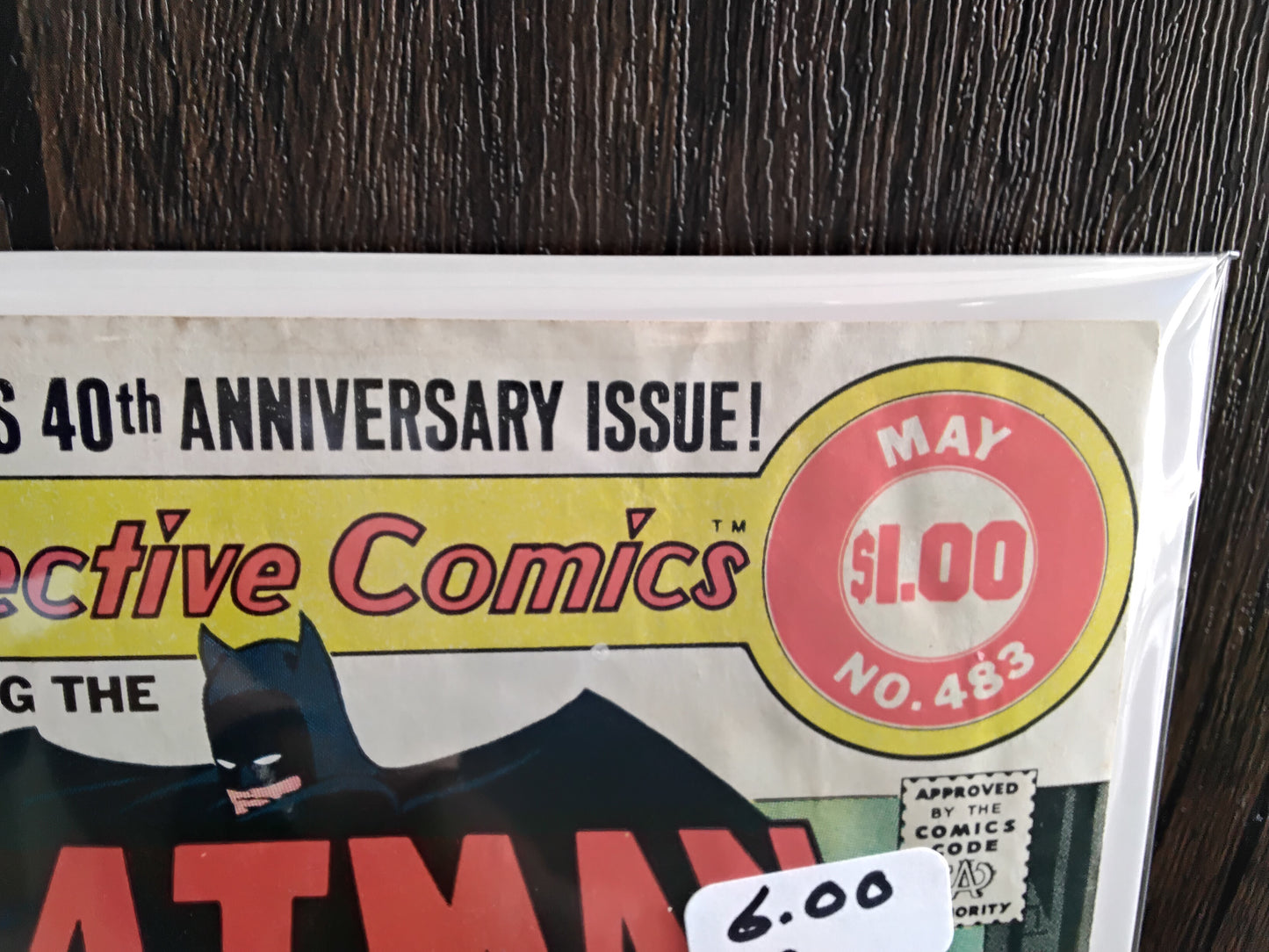 Detective Comics Vol 1 #483 Newsstand Edition (VG)