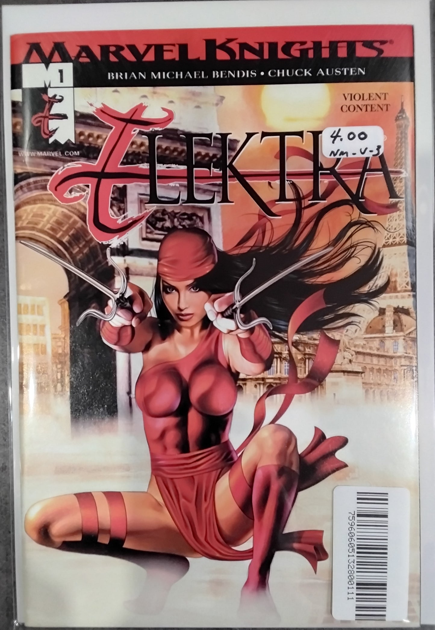 Elektra Vol 3 #01 Newsstand Edition