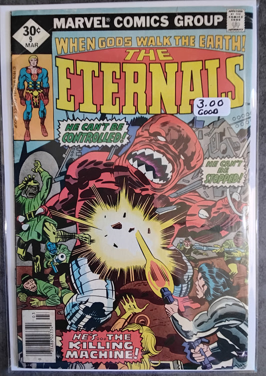 Eternals Vol 1 #09 Newsstand Edition (GD)