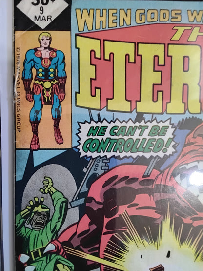 Eternals Vol 1 #09 Newsstand Edition (GD)