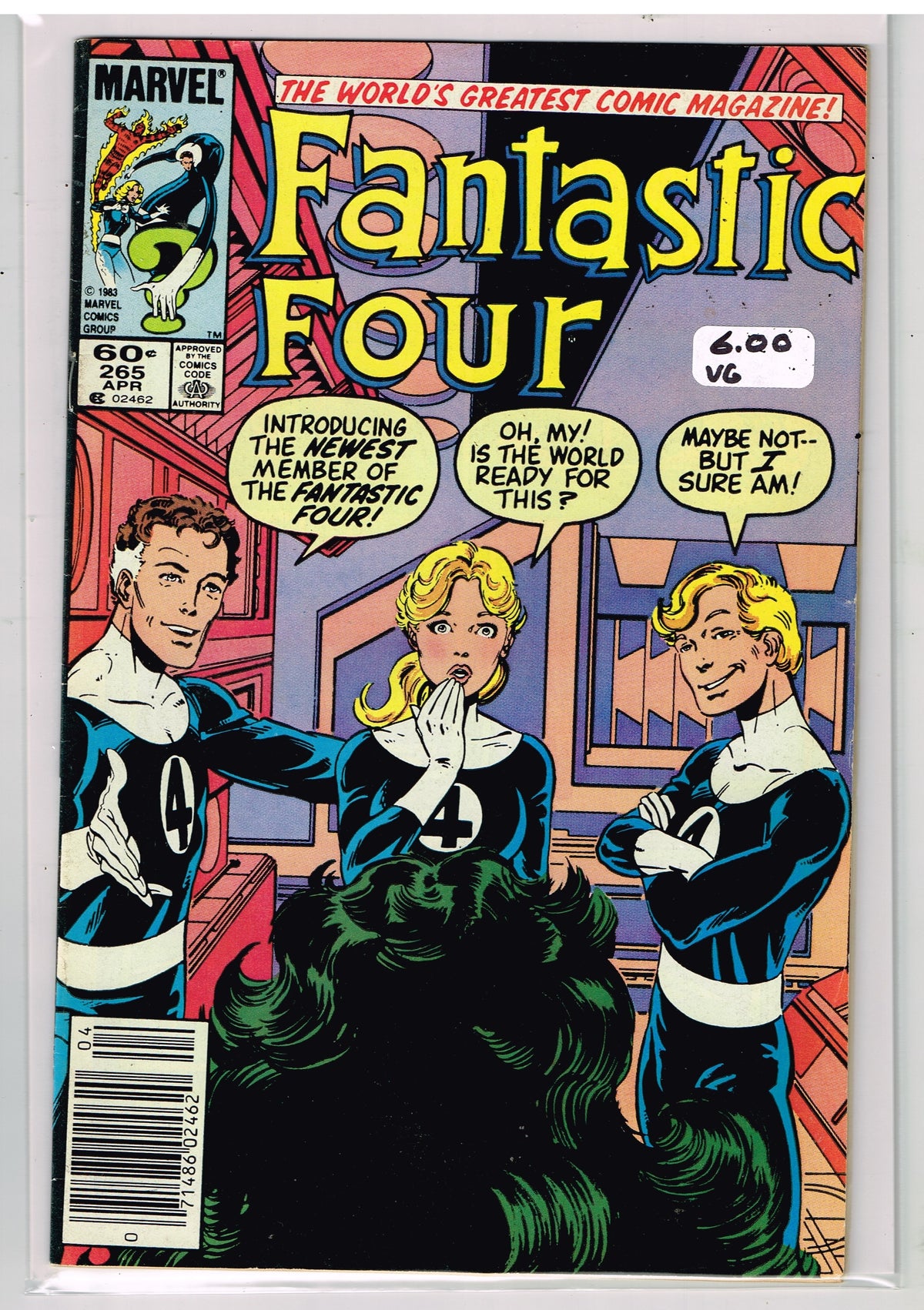 Fantastic Four Vol1 #265 Newsstand Edition