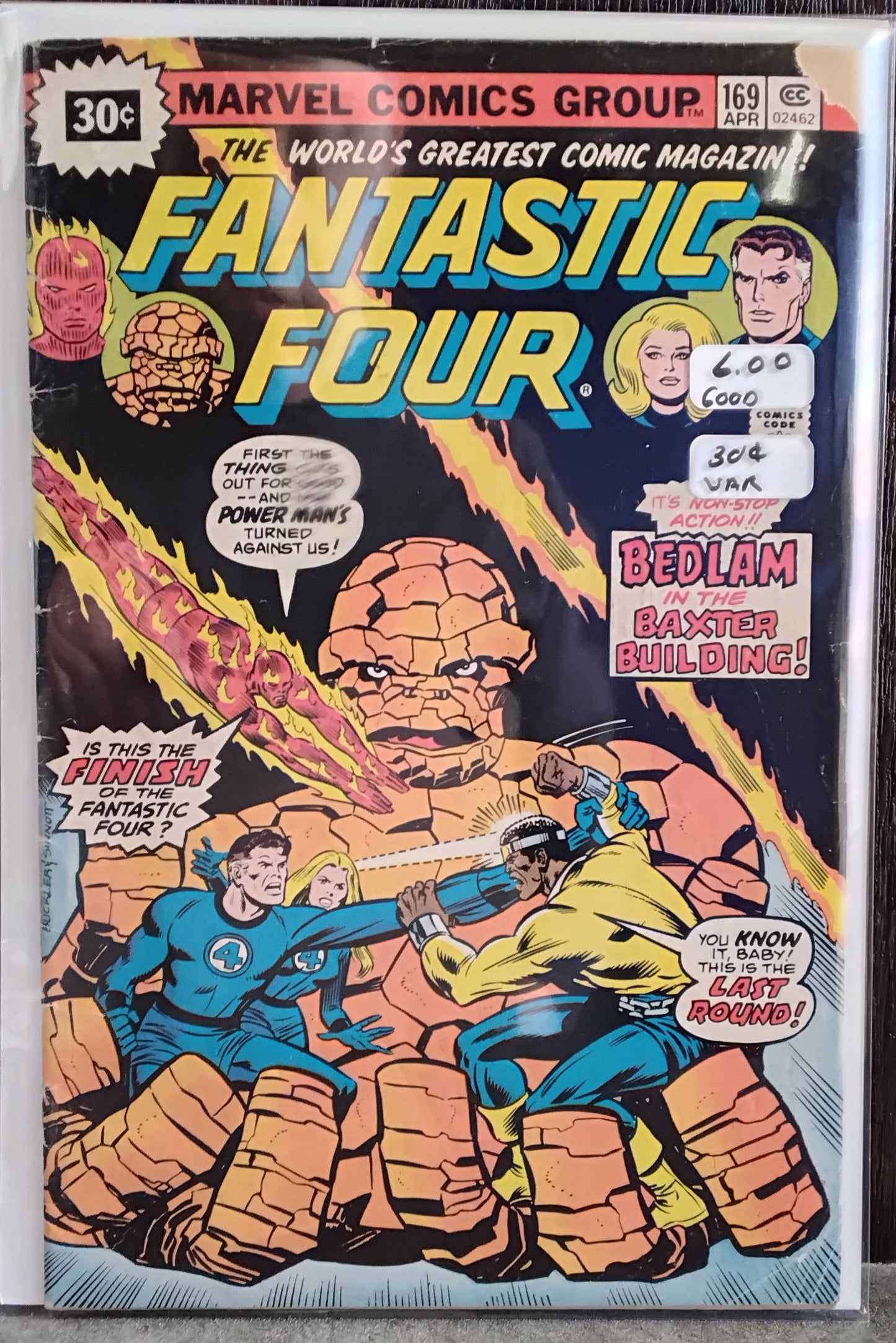 Fantastic Four Vol1 #169 30 Cent Variant Cover