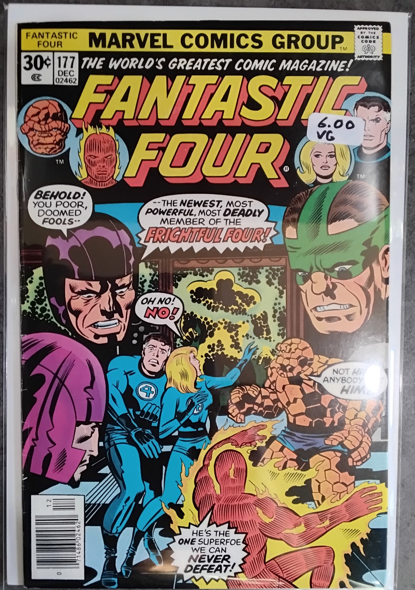 Fantastic Four Vol1 #177 Newsstand Edition