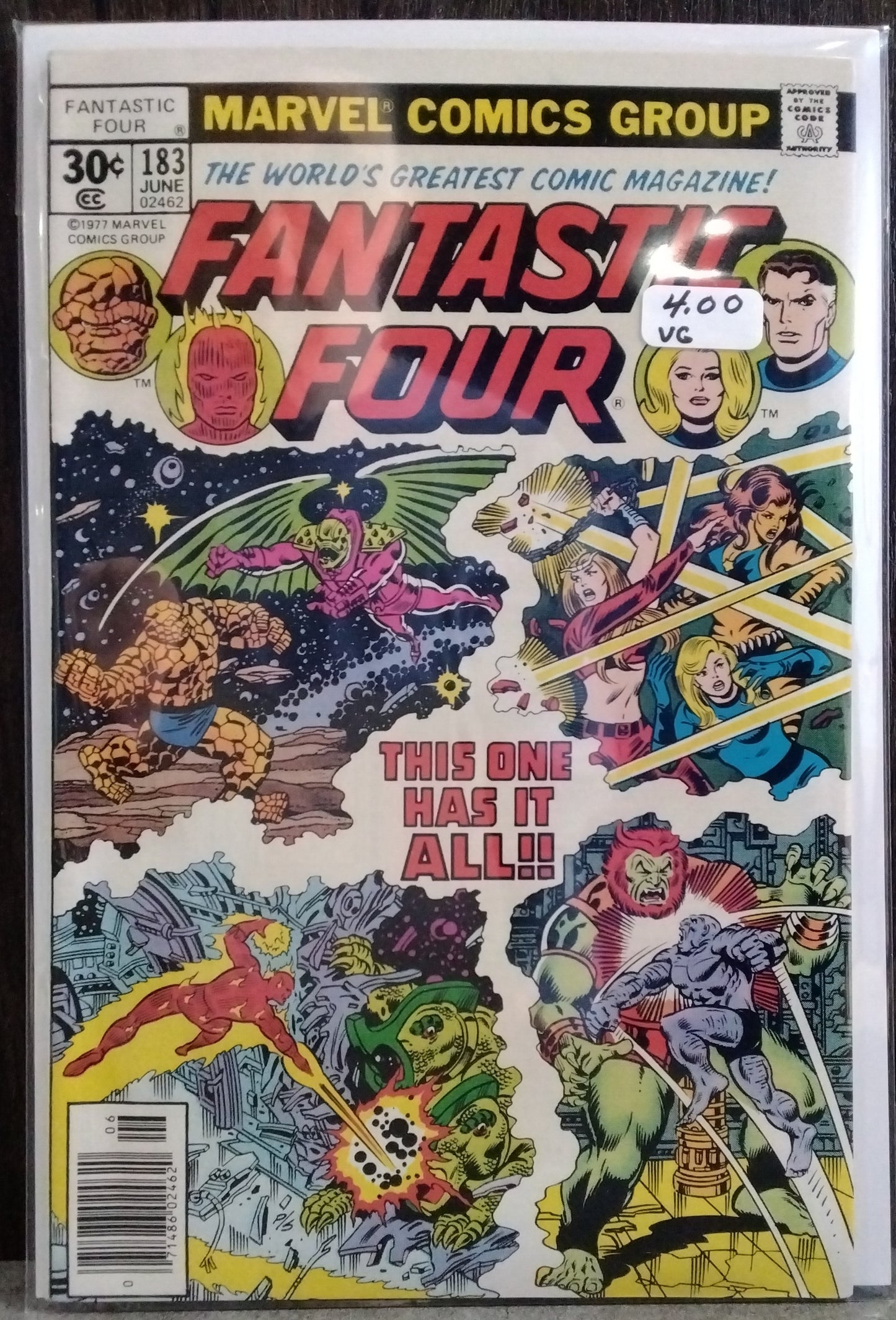 Fantastic Four Vol1 #183 Newsstand Edition