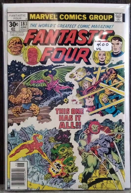 Fantastic Four Vol1 #183 Newsstand Edition