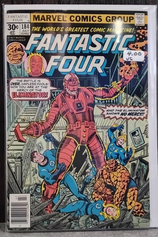 Fantastic Four Vol1 #184 Newsstand Edition