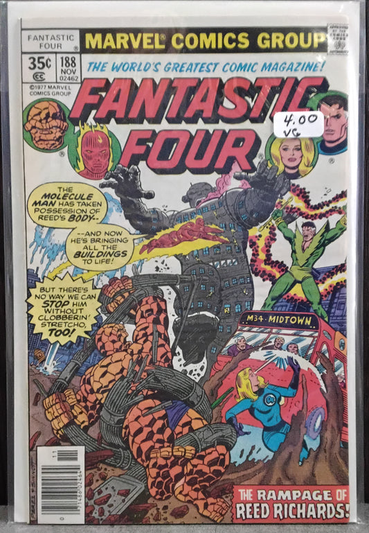 Fantastic Four Vol1 #188 Newsstand Edition