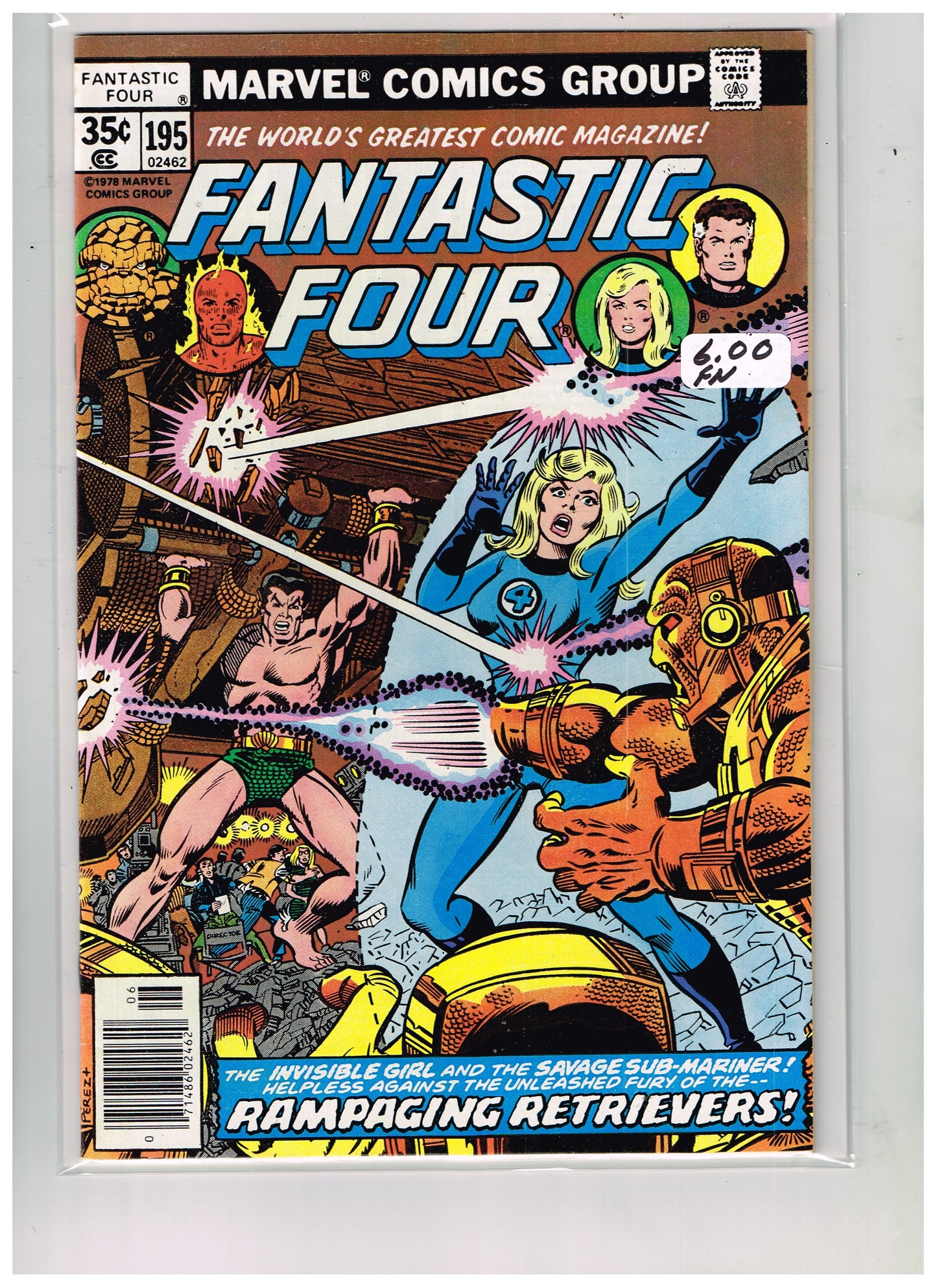 Fantastic Four Vol1 #195 Newsstand Edition