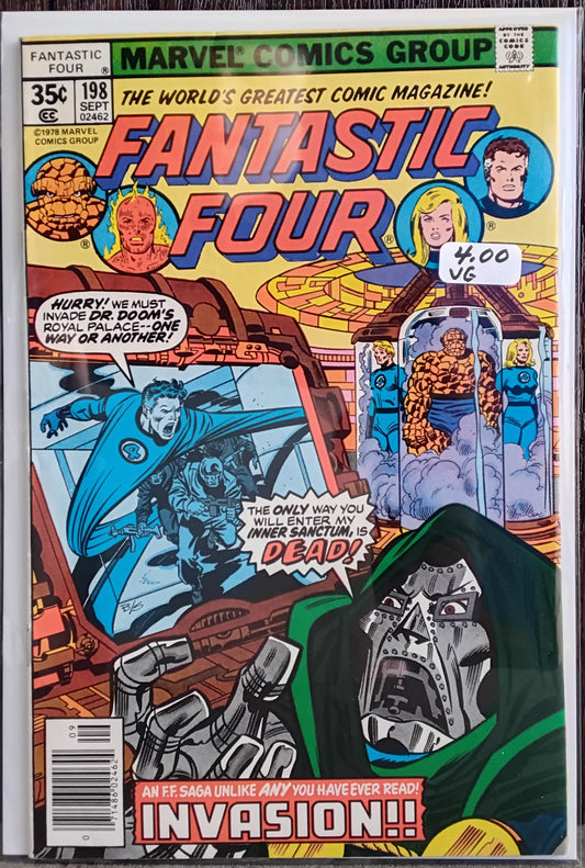 Fantastic Four Vol1 #198 Newsstand Edition