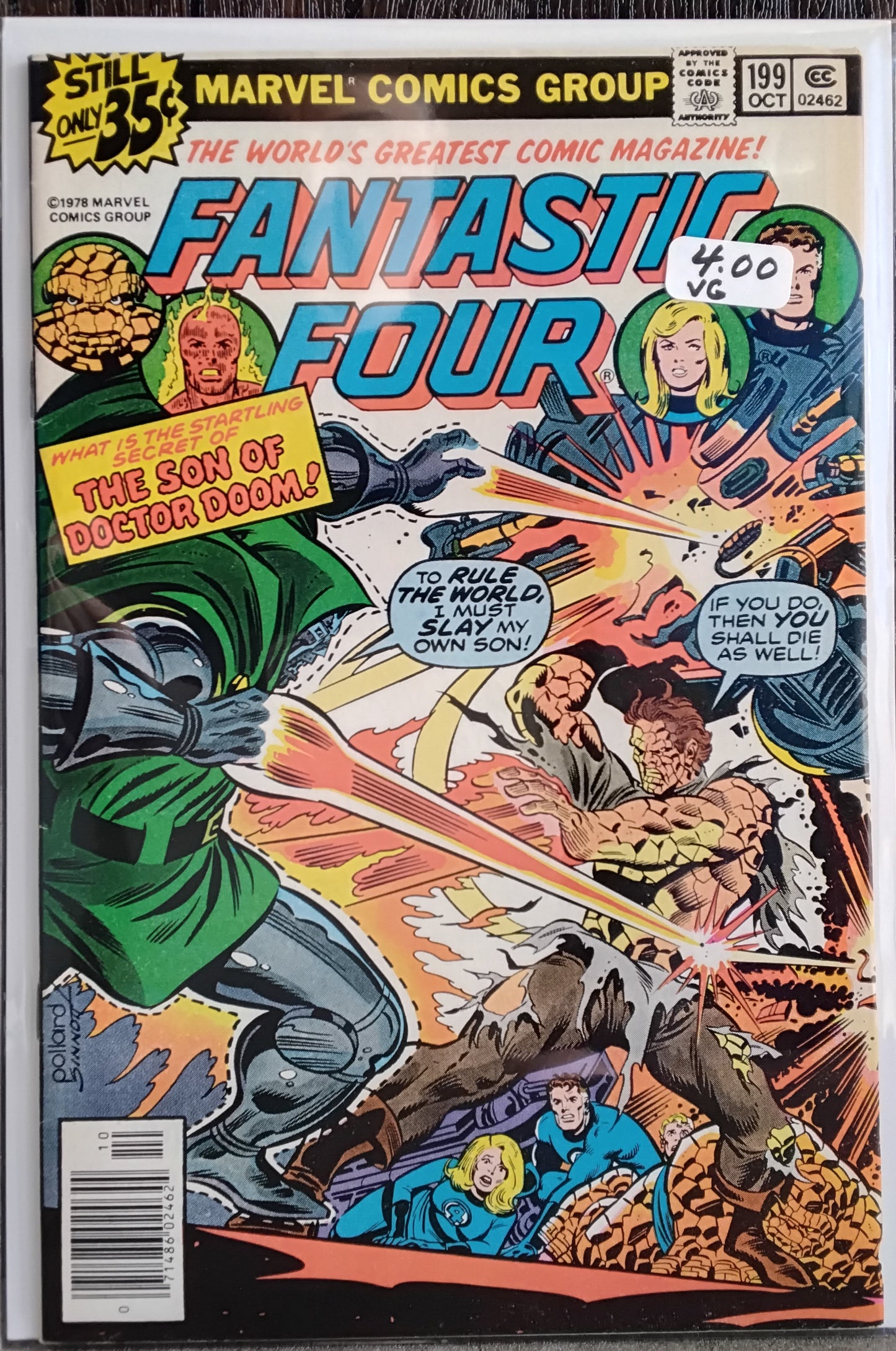 Fantastic Four Vol1 #199 Newsstand Edition