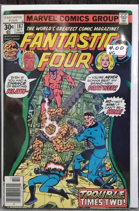 Fantastic Four Vol1 #187 Newsstand Edition