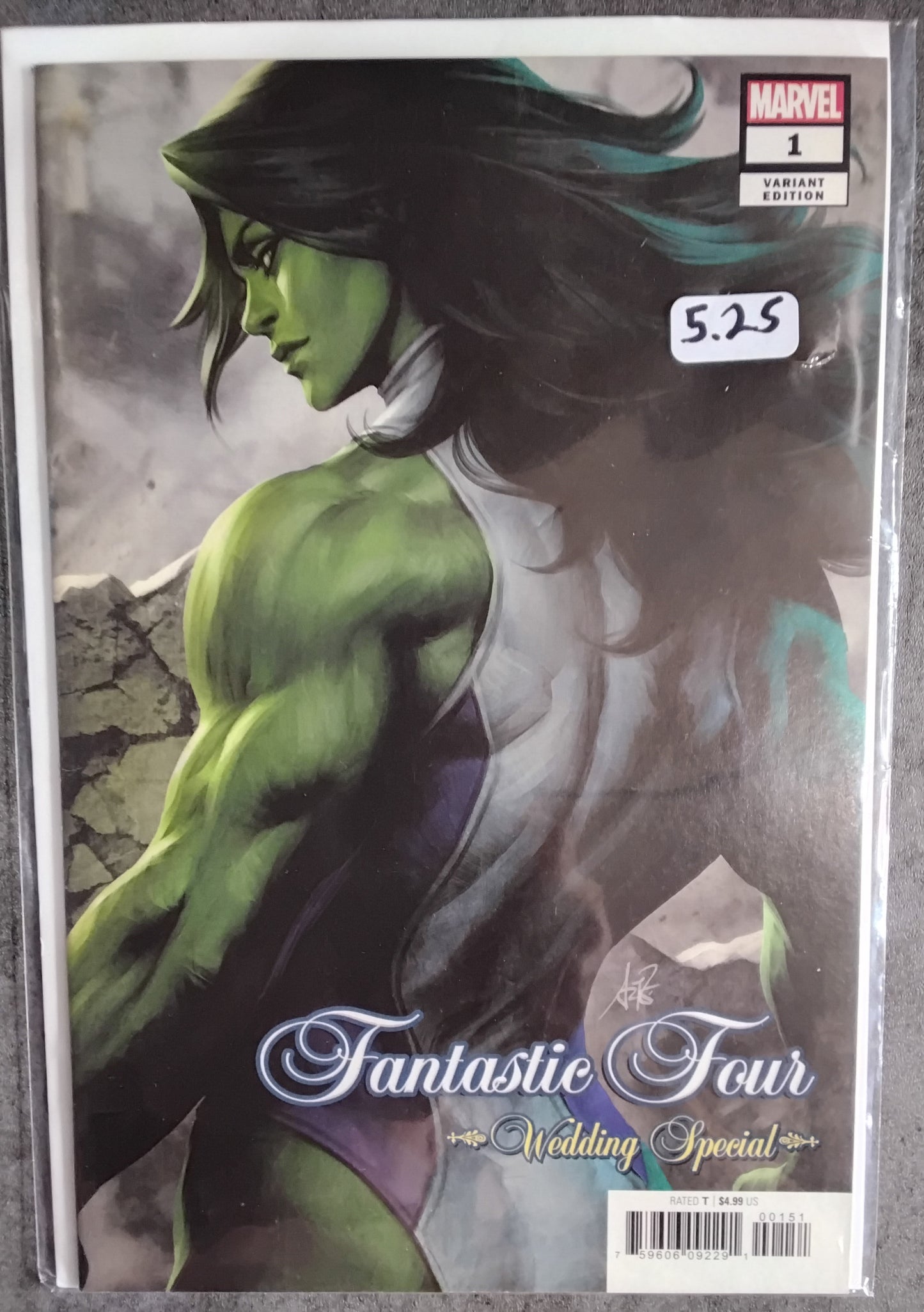Fantastic Four Vol6 Wedding Special (2018) Stanley "Artgerm" Lau Variant Cover