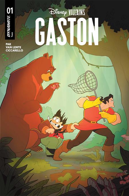 DISNEY VILLAINS GASTON #1 COVER B TED BRANDT AND RO STEIN VARIANT