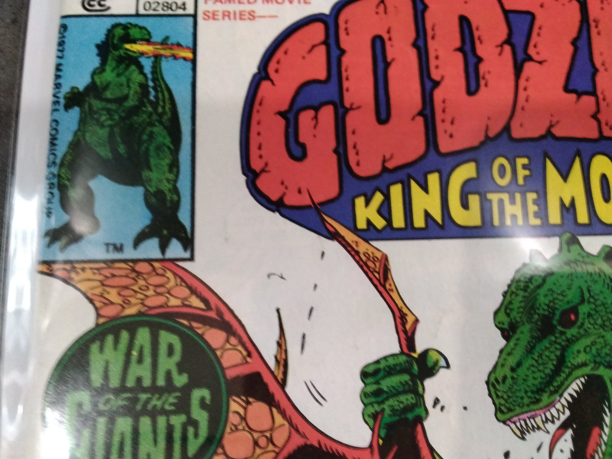 Godzilla Vol 1 #04 Newsstand Edition (VG)