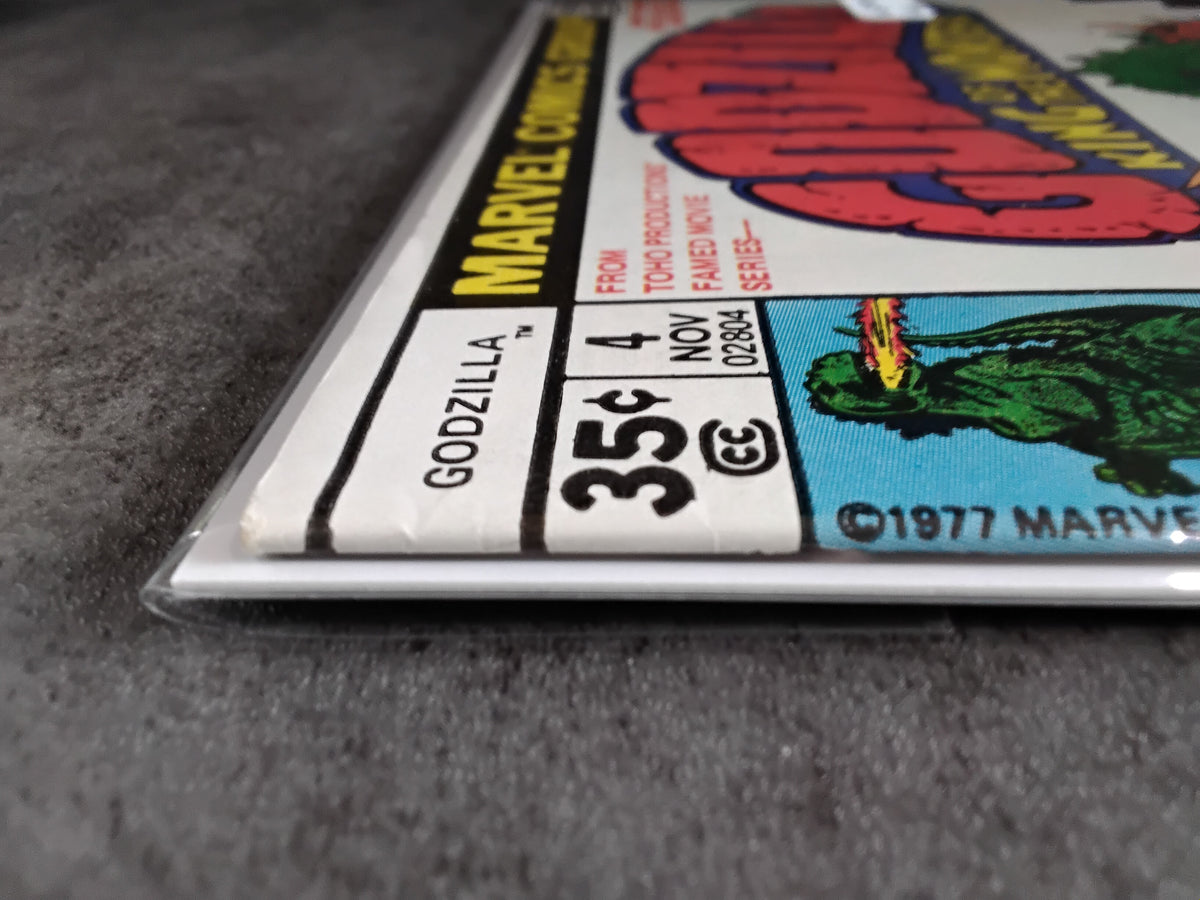 Godzilla Vol 1 #04 Newsstand Edition (VG)