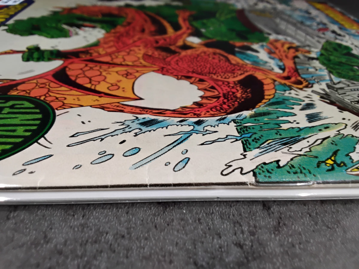 Godzilla Vol 1 #04 Newsstand Edition (VG)