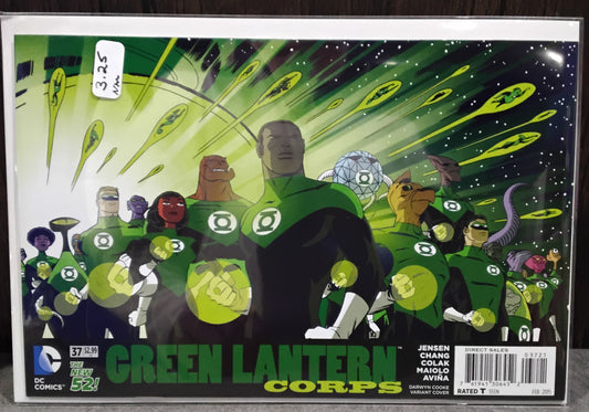 Green Lantern Corps (New 52) #37 Darwyn Cooke Variant Cover