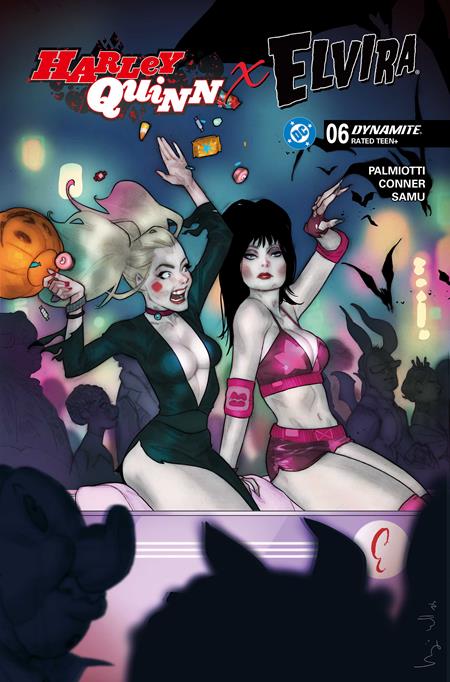 HARLEY QUINN X ELVIRA #6 COVER D BEN CALDWELL VARIANT