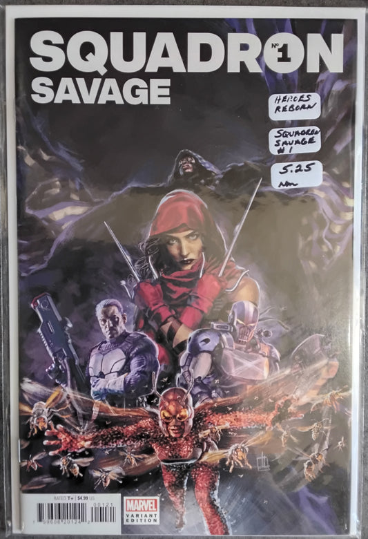 Heroes Reborn: Squadron Savage #1 David Blatt Variant Cover