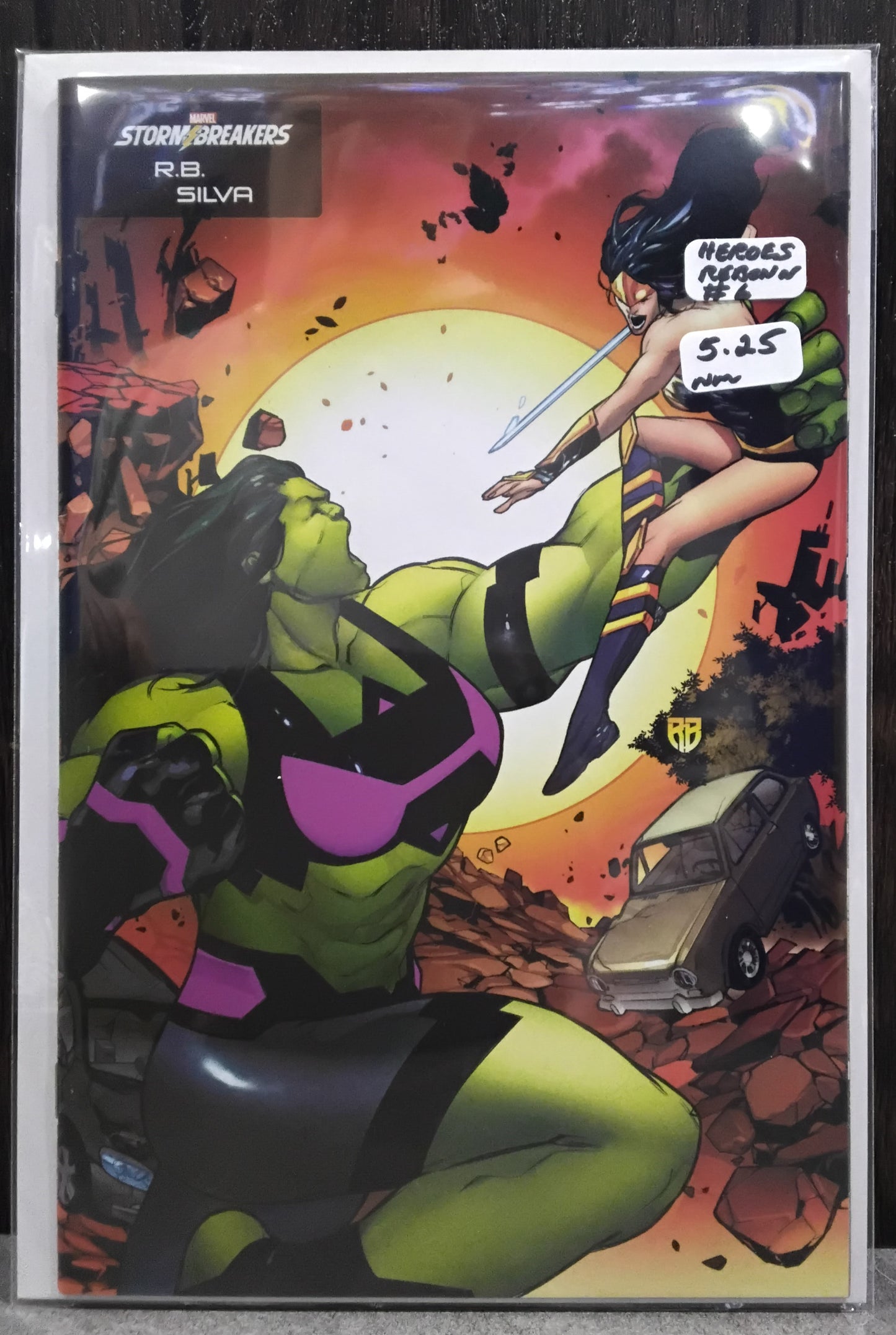 Heroes Reborn #6 R.B.Silva Stormbreakers Variant Cover