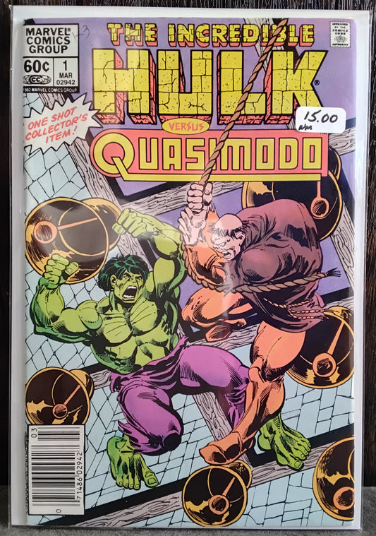 Incredible Hulk Vs Quasimodo #1 Newsstand Edition NM