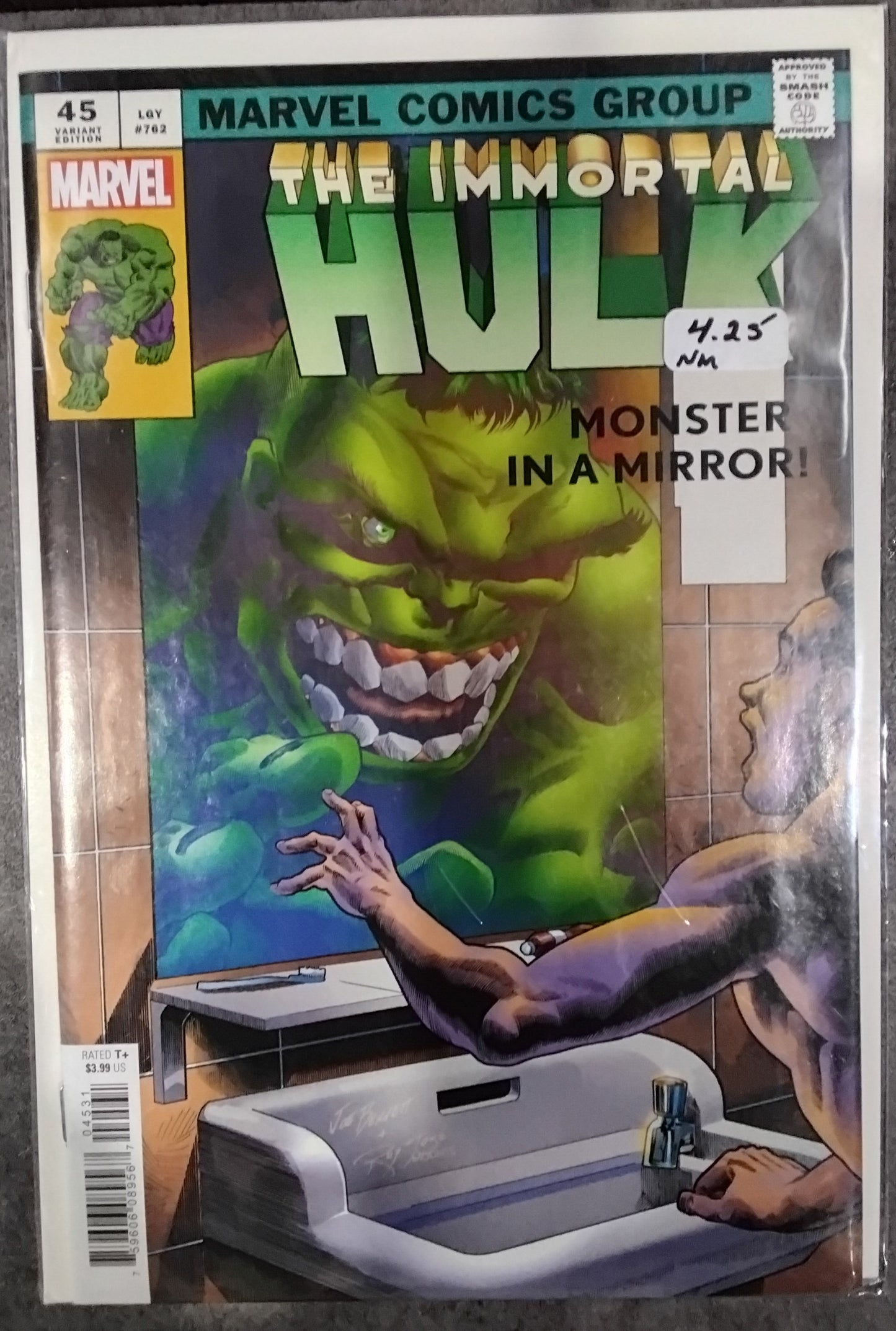 Immortal Hulk #45 Joe Bennett Homage Variant Cover