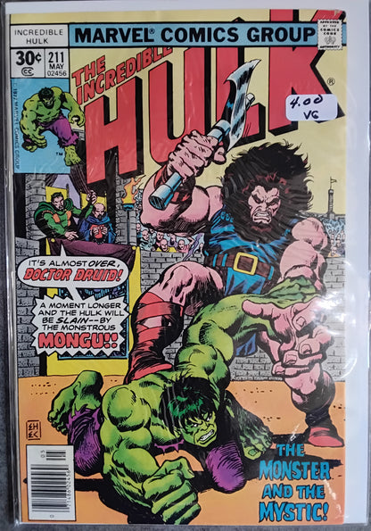 Incredible Hulk Vol 1 #211 Newsstand Edition (VG)
