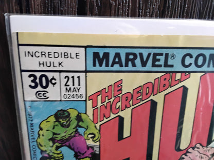 Incredible Hulk Vol 1 #211 Newsstand Edition (VG)