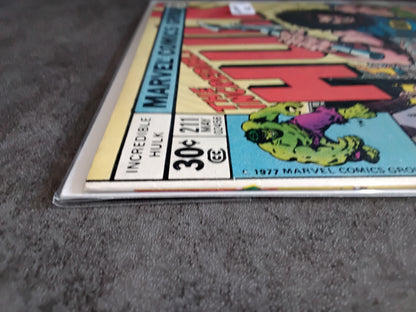 Incredible Hulk Vol 1 #211 Newsstand Edition (VG)