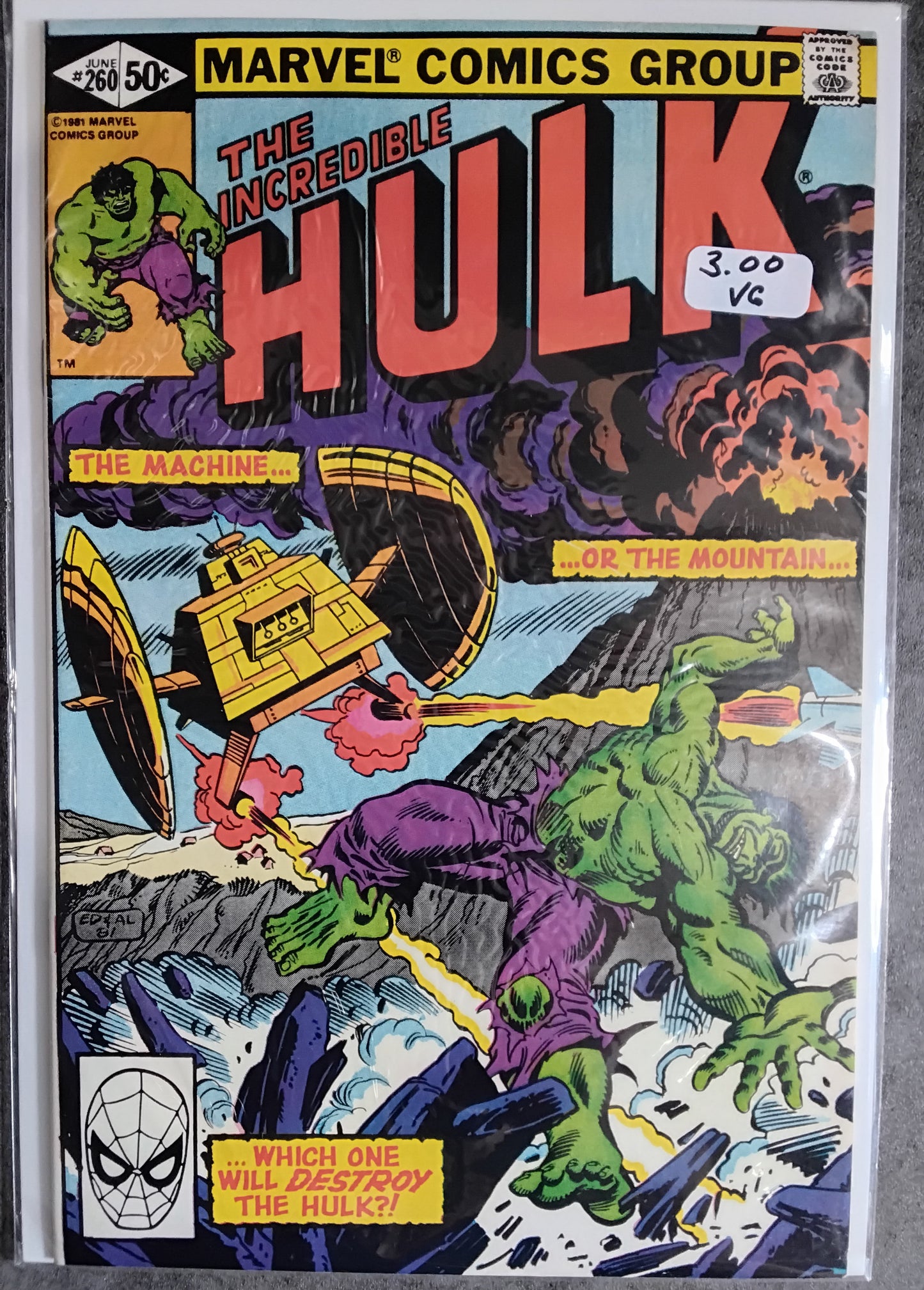 Incredible Hulk Vol 1 #260 (VG)