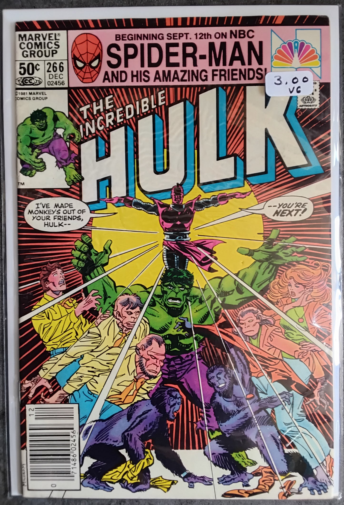 Incredible Hulk Vol 1 #266 Newsstand Edition (VG)