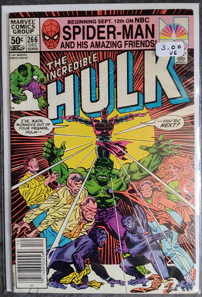 Incredible Hulk Vol 1 #266 Newsstand Edition (VG)