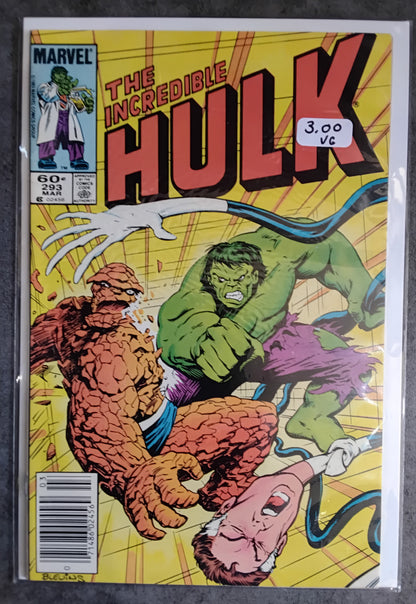 Incredible Hulk Vol 1 #293 Newsstand Edition (VG)