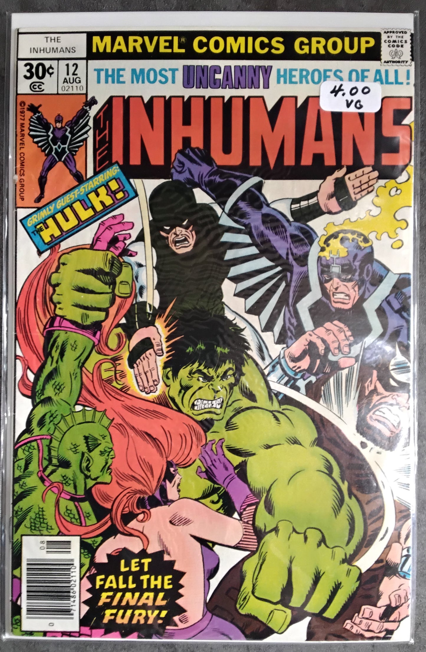 Inhumans Vol 1 #12 Newsstand Edition (VG)